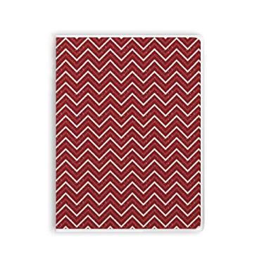 Imagem de Diário de capa macia com estampa de decoração de Natal vermelho branco