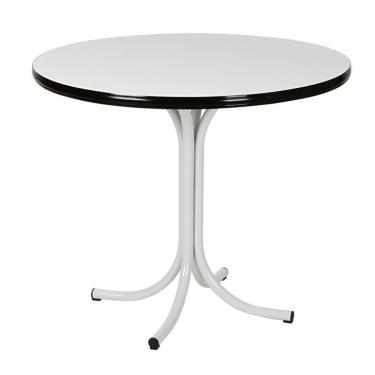 Imagem de Mesa de Jantar Redonda Olivia Branca 90 cm