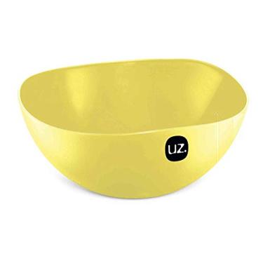 Imagem de Saladeira Cozinha Porta Salada Vasilha Redonda 3 Litros Uz cor:Amarelo