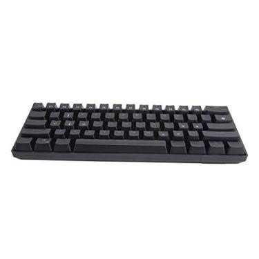 Imagem de Teclado Mecânico Com Fio, 61 Teclas de LED Retroiluminação Com Fio, Teclado, Máquina de Escrever, Teclado, Jogos, para Laptop, Tablet, Desktop
