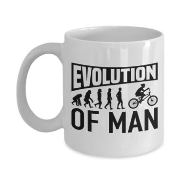 Imagem de Caneca Evolution of Man, caneca de evolução humana, caneca de presente de evolução do homem, de aniversário (325 ml)