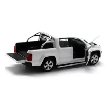 Imagem de Miniatura Volkswagen Amarok Com Luz E Som Branca 1/32 - California Toy