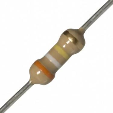 Imagem de Resistor 390K -1/4W-5% Kit com 100 Unidades - Para Eletrônica