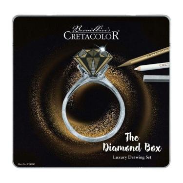 Imagem de Estojo Desenho Diamond Box Cretacolor 15 Pecas