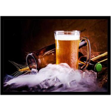 Imagem de Quadro Decorativo Bebidas Chope Cervejas Choperias Pub Bares Lanchonet
