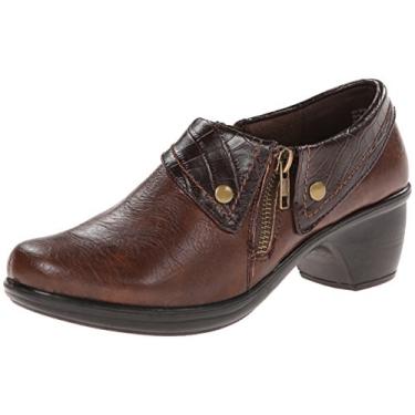 Imagem de Easy Street Bota Darcy Feminina, Bronzeado/Crocodilo Marrom/Gore, 7.5 Narrow