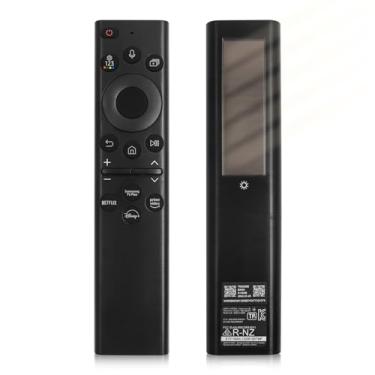 Imagem de Controle remoto de voz solar BN59-01385A para substituição de controles remotos de TV Samsung com célula solar recarregável por Bluetooth, adequado para controle remoto Samsung para Smart TVs, quadro