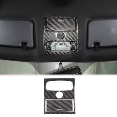 Imagem de Adesivo de acabamento de painel de luz de leitura frontal interno de carro compatível com Ford Ranger 2015-2022 Luz de leitura do assento da primeira fileira do carro moldura da lâmpada do telhado