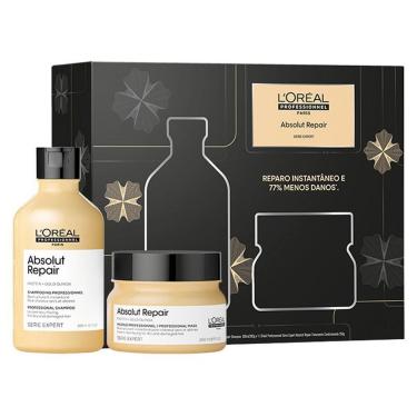 Imagem de Kit L'Oréal Professionnel Serie Expert Absolut Repair Gold Quinoa - Shampoo 300ml e Máscara 250ml-Unissex