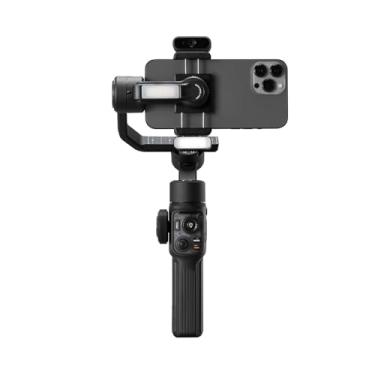 Imagem de ZHIYUN Smooth 5S AI Pro Cabeça de 3 eixos, rastreador AI, luz de preenchimento magnética/integrada, estojo de transporte, estabilizador de fotos para iPhone para smartphones