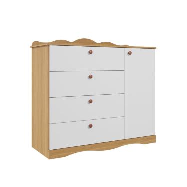 Imagem de Comoda Bebe Permobili Provençal encanto 04 gavetas MDF