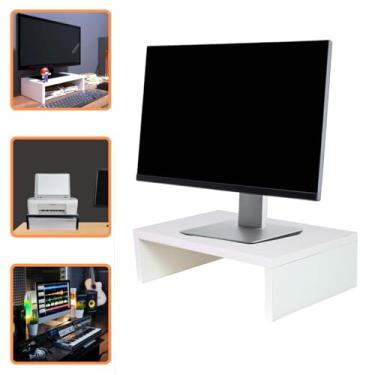 Imagem de Suporte Monitor MDF Branco