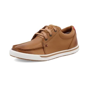 Imagem de Twisted X Tênis feminino casual feito com couro híbrido, forro ecoTweed e sola de casca de arroz misturada, Bronzeado, 8
