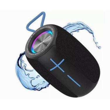 Imagem de Caixa De Som Bluetooth Super Grave Original Com Led Rgb - Kapbom