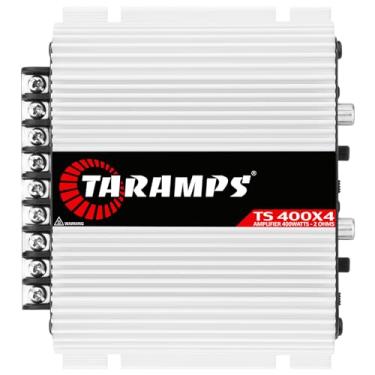 Imagem de Módulo Taramps TS 400x4 entrada Fio/RCA Branco Amplificador Som Automotivo