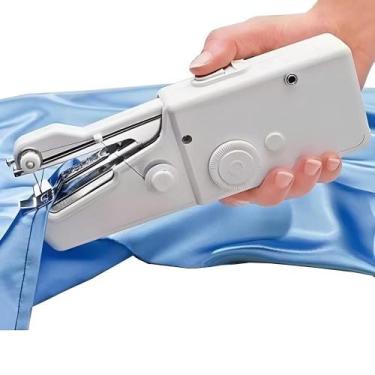 Imagem de Mini maquina de costura pequenos reparos de roupas a pilha  - MAKEDA
