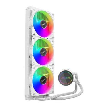 Imagem de Water Cooler Alseye Y360, Rainbow, 360mm, Branco, Y360-W-RAINBOW