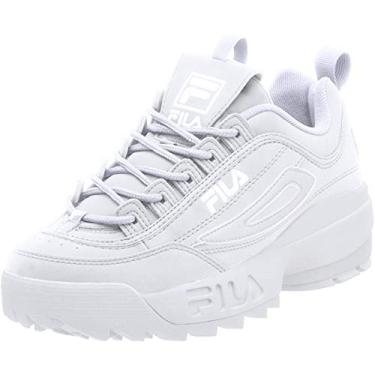 Imagem de Fila Mulheres Tênis Disruptor II Premium, Branco, 8.5