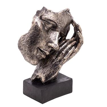 Imagem de Figura Decorativa Sonhadora de Resina 15,5cm x 9cm x 22cm - Wolff