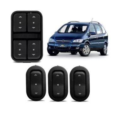 Imagem de 4 Botao Vidro Eletrico Zafira 2009 2010 2011 2012 4 portas - Sp. Repos