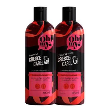 Imagem de Kit Shampoo e Condicionador Cresce forte, cabelão! Oh My! - 500ml