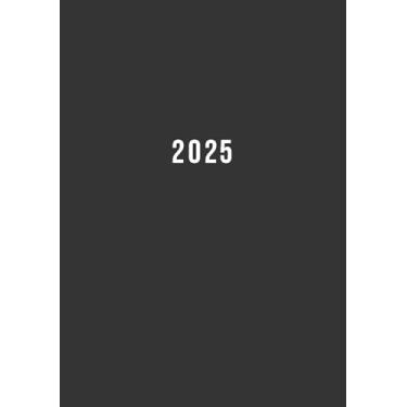 Imagem de 2025: 1 Woche auf 2 Seiten Planer | Wochenplaner A5 Taschenkalender | Kalenderbuch Terminkalender Organizer Terminplaner Buchkalender Jahresplaner Wochenkalender | Soft-Cover Grau