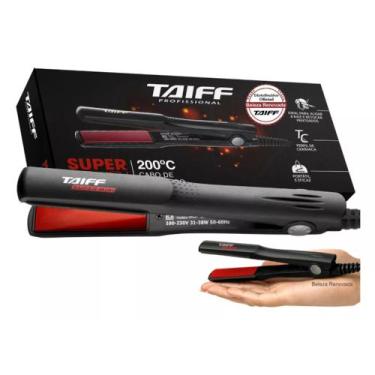 Imagem de 654166 Chapinha De Cabelo Mini Taiff Supermini Preta 110v/230v