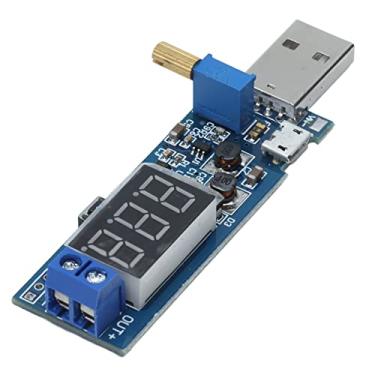 Imagem de Conversor BoostDC DC USB Step UP Módulo de Fonte de Alimentação 5V a 3,3V 9V 12V 24V Ajustável, Uma Chave para Desligar, Potenciômetro Ajustável Preciso Multivoltas Engenheiros