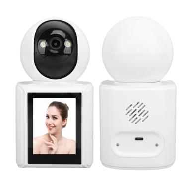 Imagem de Câmera Interna 1080P, Monitor de bebê Câmera para Animais de Estimação HD Tela IPS de 2,8 Polegadas Câmera de Segurança Sem Fio Conversa Bidirecional Detecção de Movimento Lente