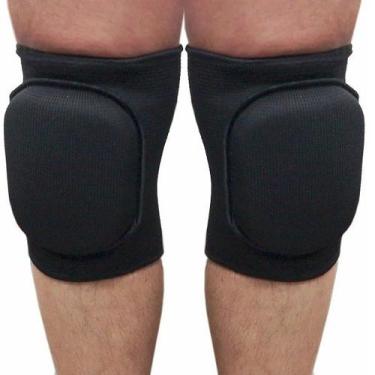 Imagem de Joelheira Elastica Futebol Futsal Progne SPORTS, Preto, M
