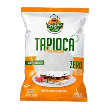 Imagem de Tapioca Premium S Gluten e Lactose Delícia do Brasil 500g - Delicia do