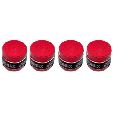 Imagem de Overgrip Fita Yonex Super Grap - Raquete Tênis, Badminton 4x, Vermelho