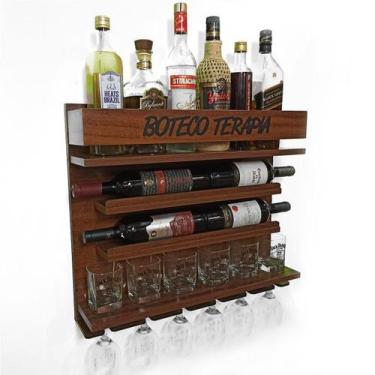 Imagem de Adega De Parede E Barzinho Whisky Cachaça Boteco Terapia Im - Co2Beer