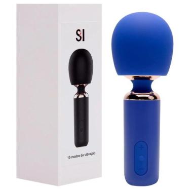 Imagem de Varinha Mágica Max 15 Vibrações Sexy Import, Azul