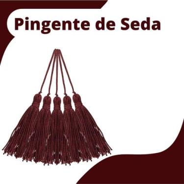 Imagem de Pingente De Seda Tassel - Vinho - Com 100 Unidades - Nybc