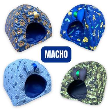 Imagem de Toca Toquinha Cabaninha Porquinho da Índia Mini Coelho Pequenos Roedor