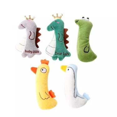 Imagem de Pelúcia Para Gato c/ Catnip Macia Brinquedo Pet Anti Stress - Pelúcia 