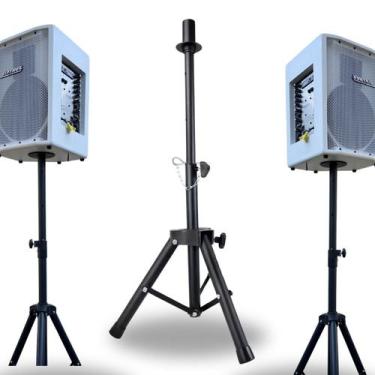 Imagem de Suporte Pedestal Tripe Caixa Som Audio Acustica Universal - Santiago E