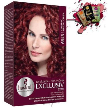 Imagem de Tonalizante 6646 Haskell Excllusiv Tom Vermelho Cereja Especial