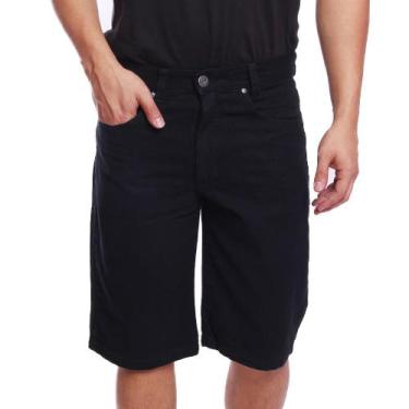 Imagem de Bermuda Jeans R7Jeans Masculina Modelo Tradicional 100% Algodão, 44, P