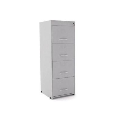 Imagem de Arquivo Com 04 Gavetas Maxxi Pandin 1,36 M Cinza Cristal