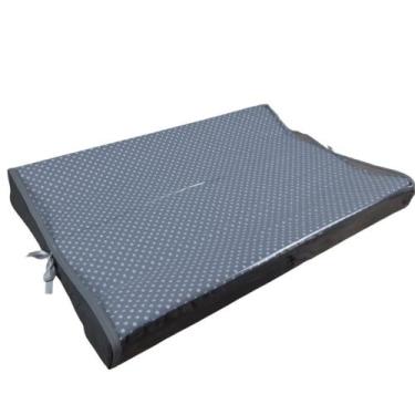 Imagem de Trocador Bebê Anatômico Cômoda Capa Plástica Americano Poá - LumaBaby,