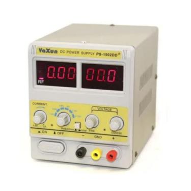Imagem de Fonte Bancada Assimétrica Digital Yaxun 1502DD+ 0-15V 2A, 220V