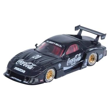 Imagem de Inno Models Carro compatível com Mazda RX7 (FD3S) LB-Works Super Silhouette #20 LBWK Preto 1/64 Diecast Model Car IN64-LBWK-RX7-01
