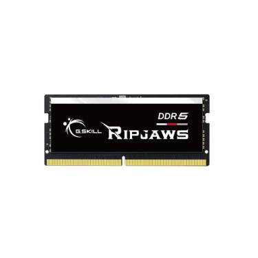 Imagem de G.Skill RipJaws DDR5 Série SO-DIMM (Intel XMP) 16GB (1 x 16GB) 262-Pin DDR5 4800 CL34-34-34-76 1.10V Memória monocanal F5-4800S3434A16GA1-RS
