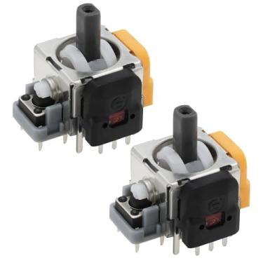 Imagem de eMagTech Módulo V3 de substituição com efeito Hall, 2 peças, 9,5 mm x 11 mm x 23 mm, módulo de correção de desvio com efeito magnético compatível com Sony compatível com PlayStation 4