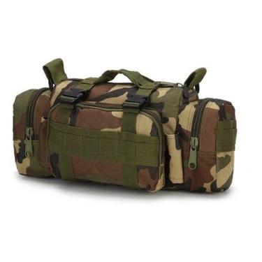 Imagem de Bolsa  Pochete De Cintura Com Alça De Ombro  - Tem Tudo OnLine, Camufl