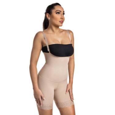 Imagem de Bermuda Compressiva Modeladora e Cós Duplo Alto 5030 Mabella, Preto, M