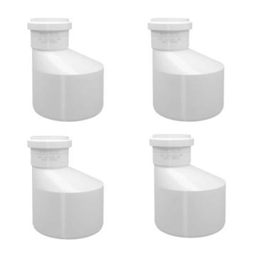 Imagem de Luva de Redução Excêntrica Esgoto SN 75x50mm 15und - FORTLEV