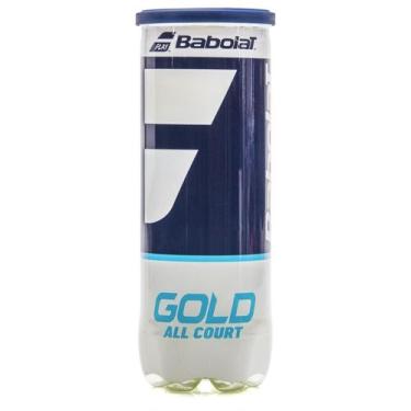 Imagem de Bola de Tênis Babolat Gold All Court 3 unid. - Verde